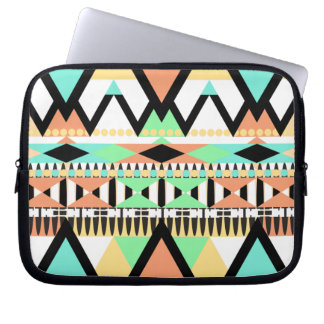 Bold Pastel Tribal Laptop Sleeve