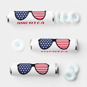 Bold Patriotic Sunglasses – A Festive 4th of July Breath Savers® Mints