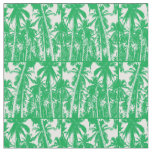 Bold Pattern of Tropical Palm Trees Fabric