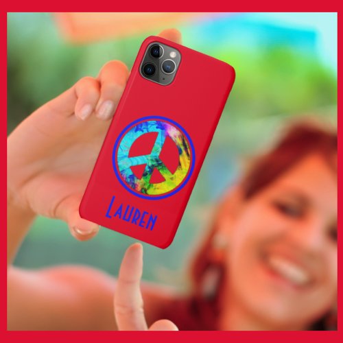 Bold Peace Sign Case_Mate iPhone Case