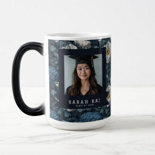 Bold Peonies Flower Gift For Her Grad Color Morph Mug