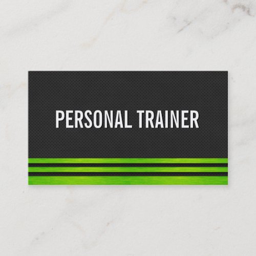 Bold Personal Trainer Fitness Business Cards