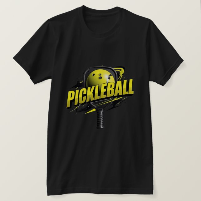 Bold Pickleball Graphic Shirt | Modern Sport Typog (Design Front)