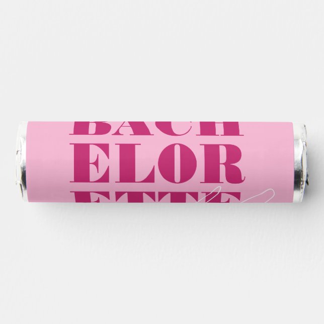 Bold Pink Bachelorette Weekend Breath Savers® Mints (Front)