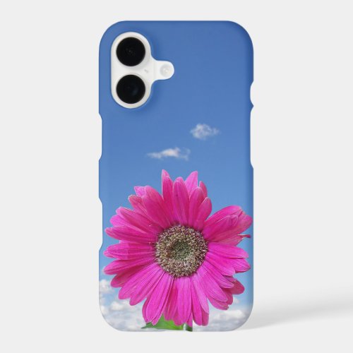 Bold Pink Gerbera Daisy iPhone 17 Case