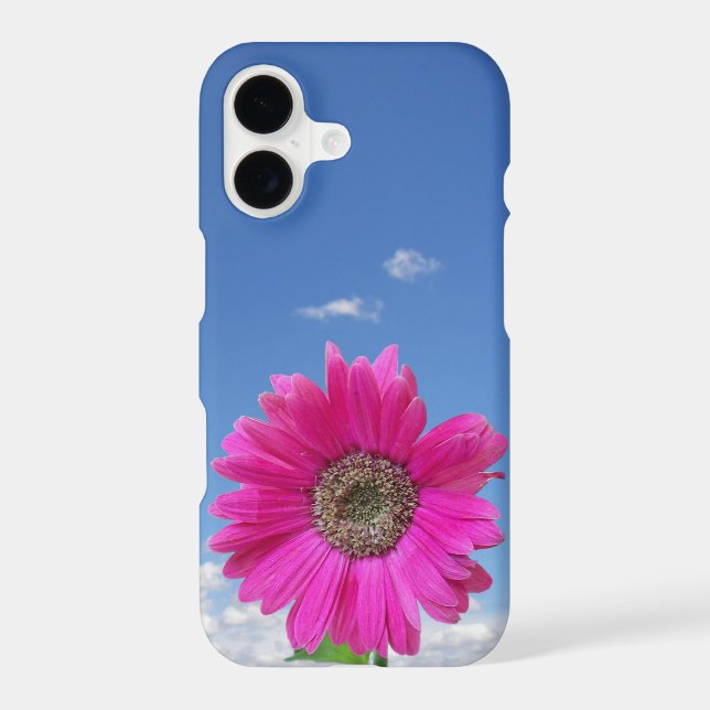 Bold Pink Gerbera Daisy Case-Mate iPhone Case (Back)