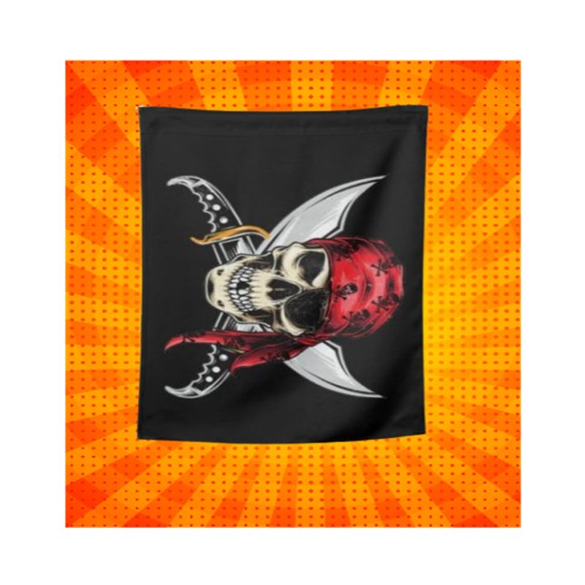  bold Pirate skull and crossbones House Flag (Grab Your Skull Pirate Classic House Flag Today!)