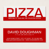 bold PIZZA (Front & Back)