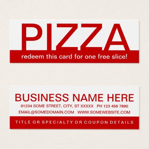 bold PIZZA coupon