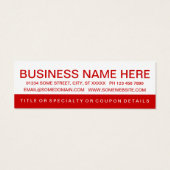 bold PIZZA coupon (Back)