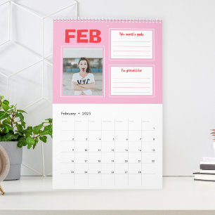Bold Planner Custom Photo Calendar