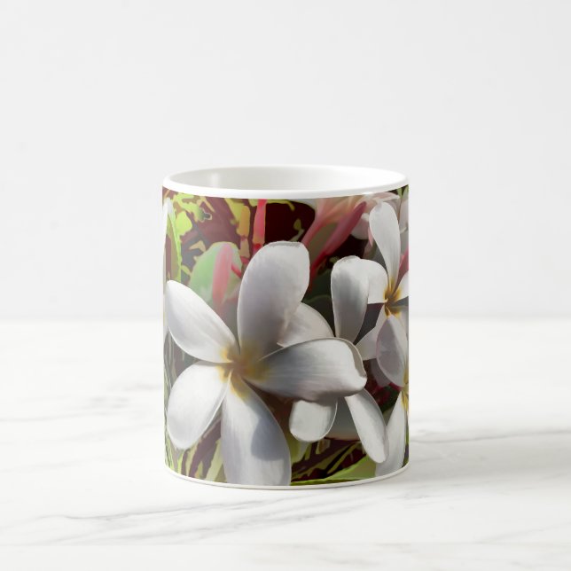 Bold Plumeria Coffee Mug (Center)