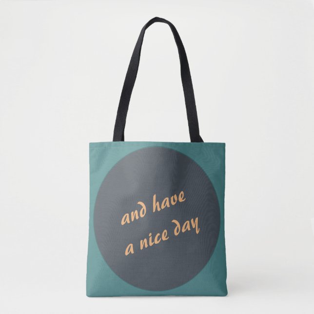 Bold Polka Dot any Color any Text Tote Bag (Front)