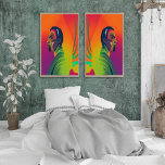 Bold Pop Art | African American Man With Locs Poster<br><div class="desc">This eye-catching, engaging piece of pop art is sure to make a statement in any space or on any product. Featuring an African American man with locs, the vibrant and bold colors of the artwork bring the character to life. This colorful and handsome piece will capture the hearts of many....</div>