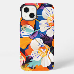Bold Pop Art California Poppies iPhone 13 Case