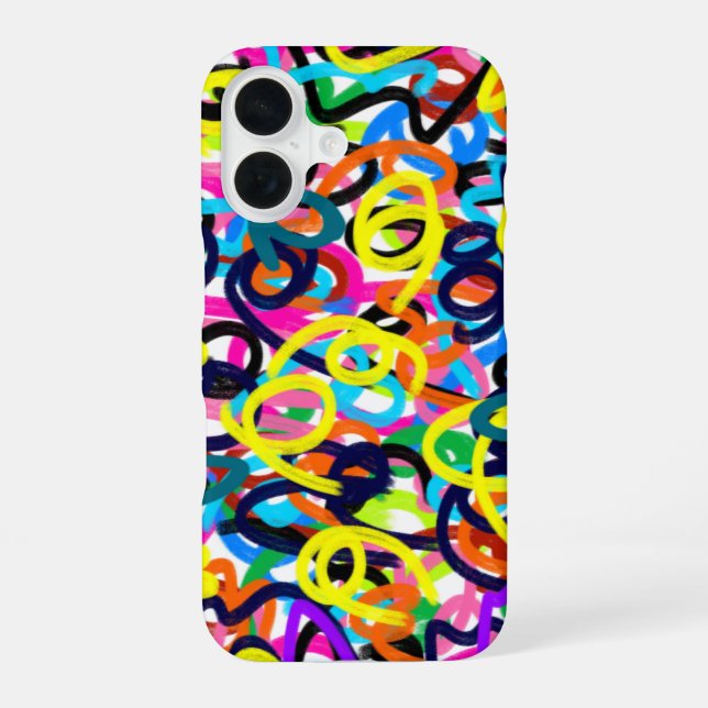 Bold Pop Art iPhone Case (Back)
