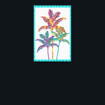 Bold Pop Art Palm Trees Tropical Design Canvas Print<br><div class="desc">Transform your space with this bold pop art palm trees tropical design, perfect for art enthusiasts and tropical lovers. The vibrant palm trees burst with a mosaic of colors like pink, yellow, blue, and green, creating a striking and playful visual. Ideal for adding a lively tropical vibe to your decor...</div>