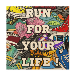 Bold Pop Art Runner Jogger