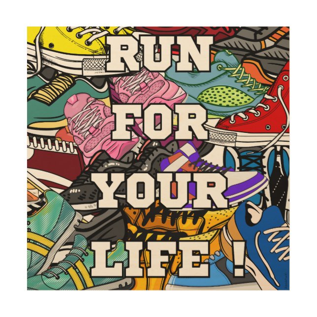 Bold Pop Art Runner Jogger (Front)