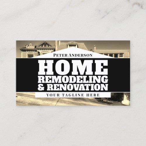 Bold professional homes inspired  business card