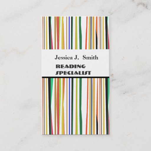 Customizable Modern Classic Card Colorful Business Card