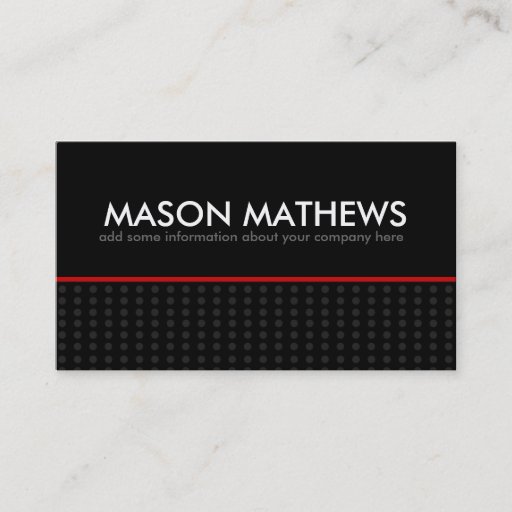 Customizable Bold Profile Card Business Cards
