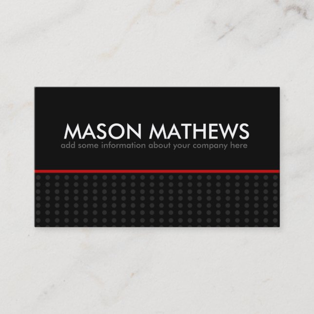 Bold Profile Card (Front)