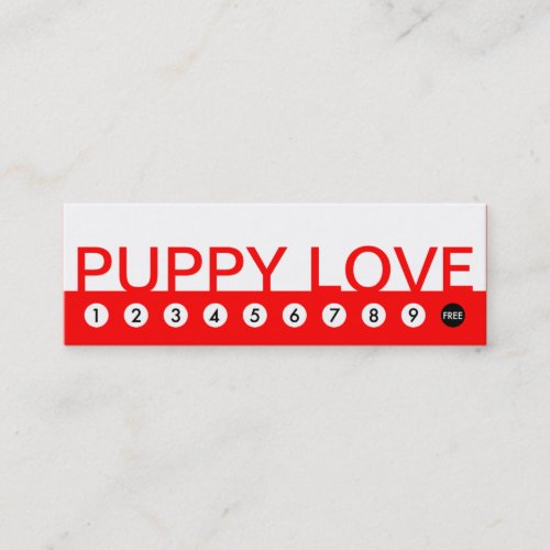 bold PUPPY LOVE customer loyalty