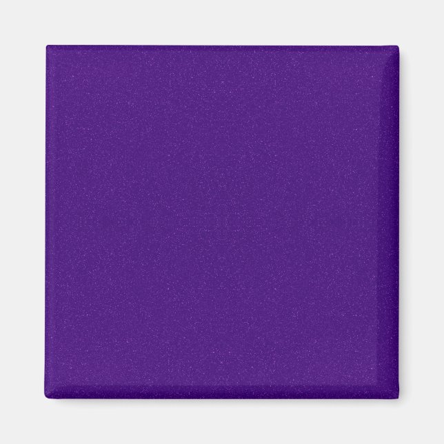 Bold Purple Square Magnet – Customizable (Front)