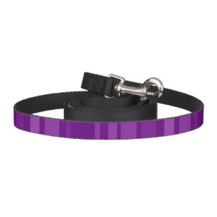 Bold Purple Stripes Pet Leash