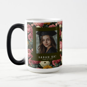 Bold Ranunculus Flower High School Grad Color Morph Mug
