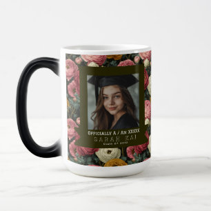 Bold Ranunculus Flower High School Grad Color Morph Mug