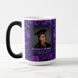 Bold Ranunculus Print Wife Graduation Gift Color Morph Mug