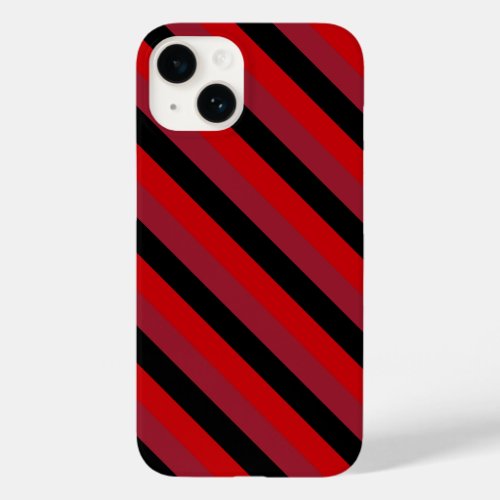 bold red diagonal stripes Case_Mate iPhone 14 case