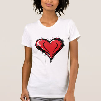 Bold Red Heart Graphic Perfect for Every Occasion T-Shirt