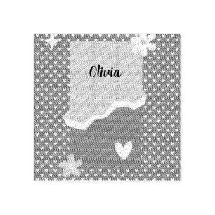 Bold Red Heart Love Design – Perfect for Custom Gi Rubber Stamp