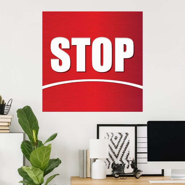 Bold Red Stop Sign (Creator Uploaded)
