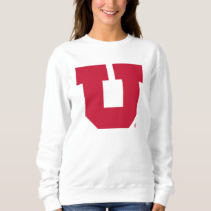 Bold Red University of Utah "U" Sweatshirt