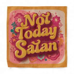 Bold Retro 70s Psychedelic Graphic  Bandana