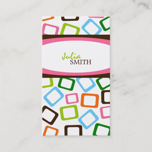 Customizable Bold Retro Business Cards