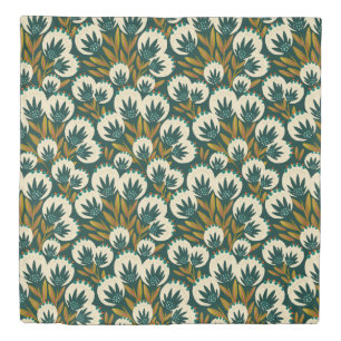 Bold retro floral Pattern Duvet Cover
