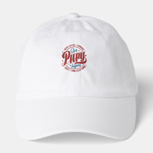 Bold Retro Papy Circle Typography Hat