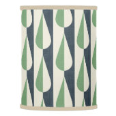 Bold retro water drop green and grey  lamp shade (Left)
