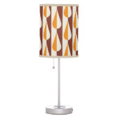 Bold retro water drop orange table lamp (Right)