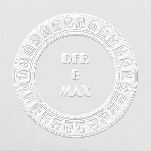 Bold Ribbed Arch Geometric Embosser (Design)