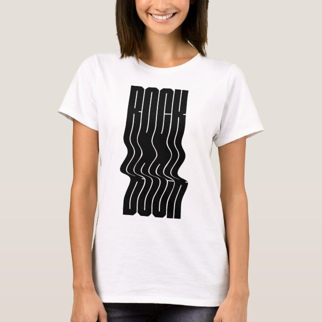 bold Rock logo design T-Shirt (Front)