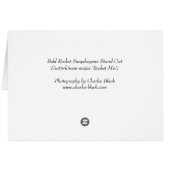 Bold Rocket Snapdragons Cards (Back Horizontal)