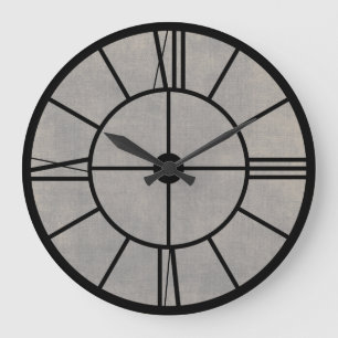 Bold Roman Modern Large Clock