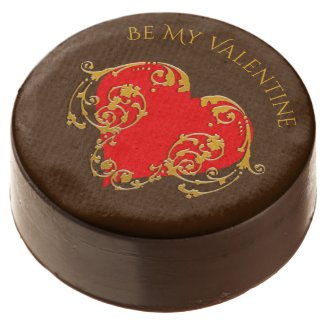 Bold Romantic Valentine Red Goth Heart 