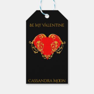 Bold Romantic Valentine Red Goth Heart